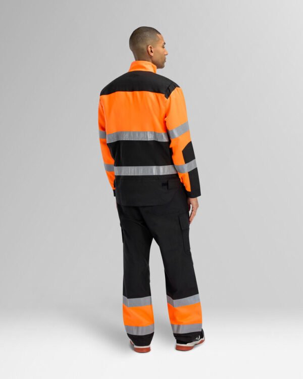Custom Action-Back Visibility Work Jacket Custom Action-Back Visibility Work Jacket — reference garment view 6