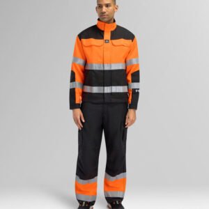 Custom Action-Back Visibility Work Jacket — garment development reference