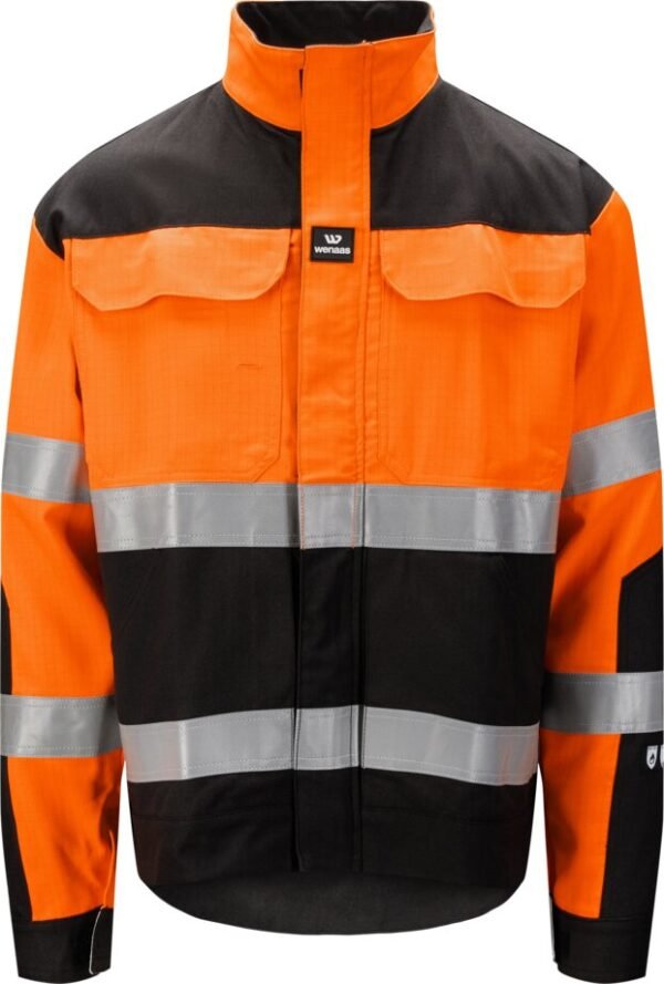 Custom Action-Back Visibility Work Jacket Custom Action-Back Visibility Work Jacket — reference garment view 3