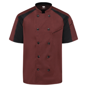 Custom Airflow Raglan Double-Breasted Chef Coat — garment development reference