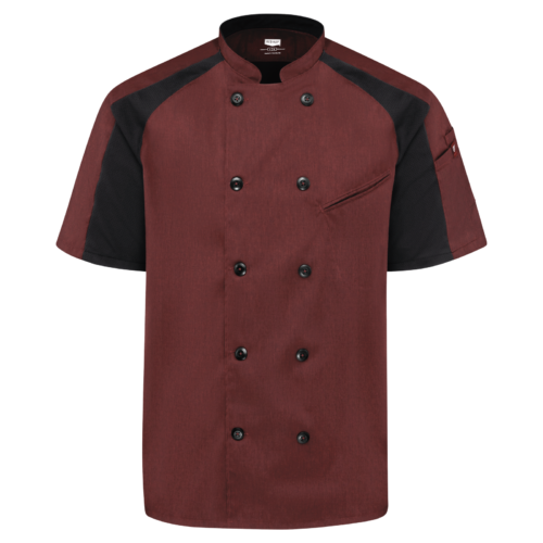 Custom Airflow Raglan Double-Breasted Chef Coat — garment development reference