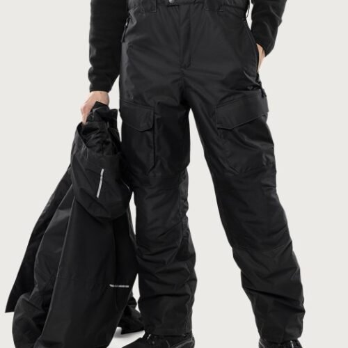 Custom All-Weather Shell Work Trousers with Side Zips Custom All-Weather Shell Work Trousers with Side Zips — garment development reference