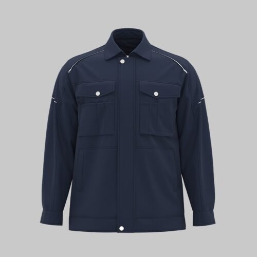 Custom Brushed Mesh-Lined Reflective Maintenance Work Jacket Custom Brushed Mesh-Lined Reflective Maintenance Work Jacket - additional same-model product view