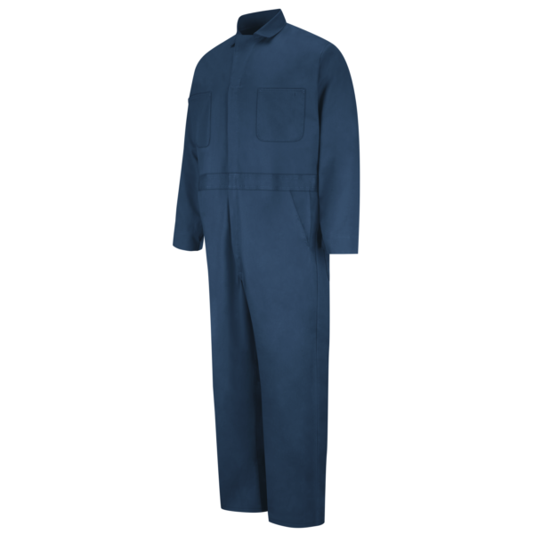 Custom Button-Front Utility Work Coverall Custom Button-Front Utility Work Coverall — garment development reference
