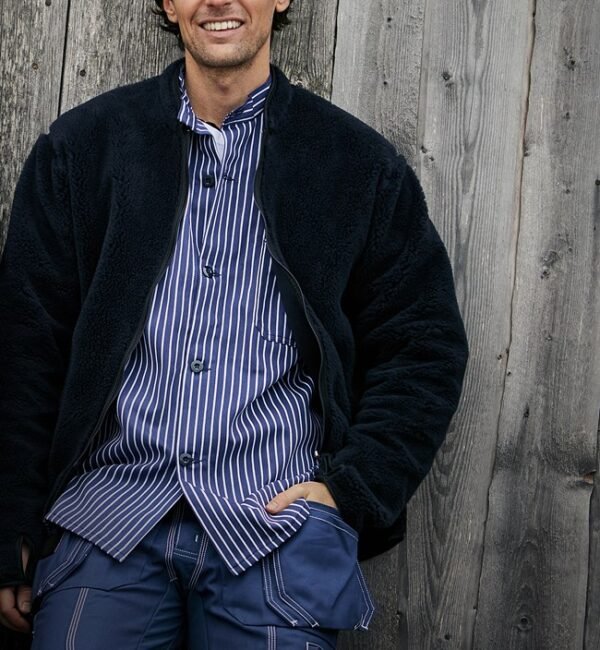 Custom Classic Cotton Work Shirt Development — reference garment view 3
