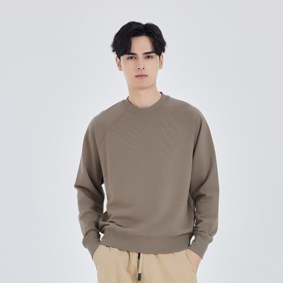 Custom Cold-Store Crewneck Mid-Layer Sweatshirt Custom Cold-Store Crewneck Mid-Layer Sweatshirt — garment development reference