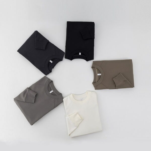 Custom Cold-Store Crewneck Mid-Layer Sweatshirt Custom Cold-Store Crewneck Mid-Layer Sweatshirt — reference garment view 2