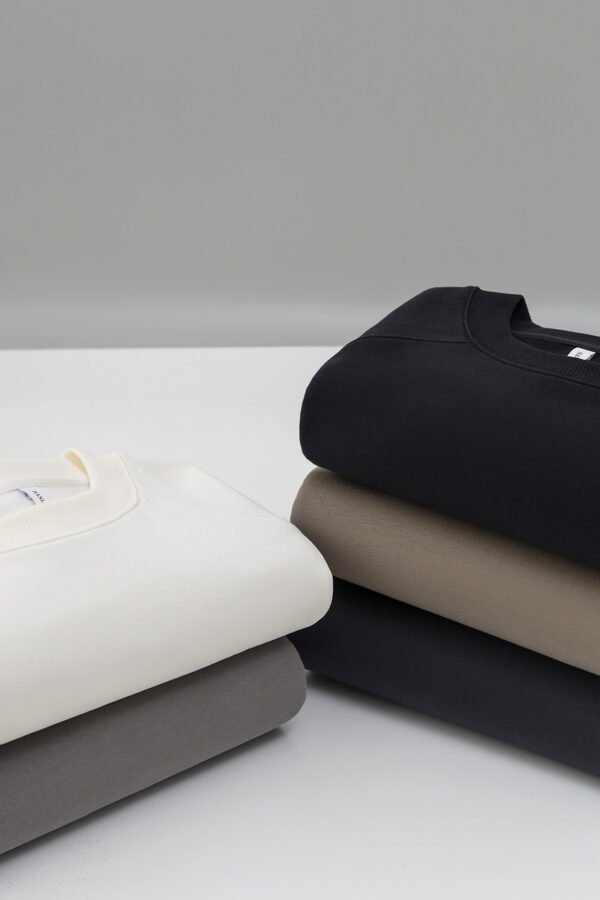 Custom Cold-Store Crewneck Mid-Layer Sweatshirt Custom Cold-Store Crewneck Mid-Layer Sweatshirt — reference garment view 6