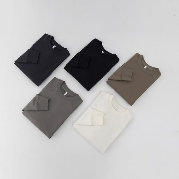 Custom Cold-Store Crewneck Mid-Layer Sweatshirt Custom Cold-Store Crewneck Mid-Layer Sweatshirt — reference garment view 3
