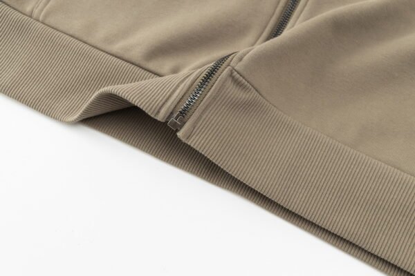 Custom Cold-Store Full-Zip Hooded Layering Jacket Custom Cold-Store Full-Zip Hooded Layering Jacket — reference garment view 6