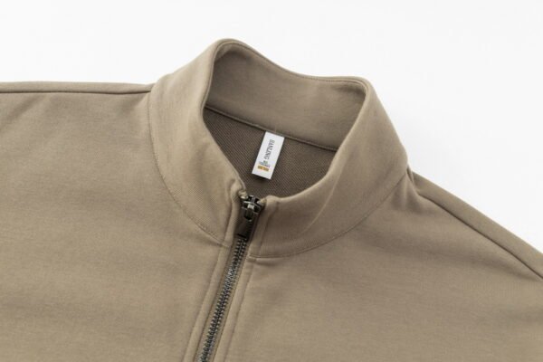 Custom Cold-Store Full-Zip Hooded Layering Jacket Custom Cold-Store Full-Zip Hooded Layering Jacket — reference garment view 2
