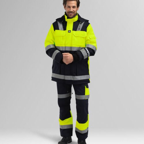 Custom Cold Store Layered Winter Parka with Removable Insulated Lining Custom Cold Store Layered Winter Parka with Removable Insulated Lining - additional product view