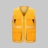 Custom Color-Block Mesh Team Work Vest Custom Color-Block Mesh Team Work Vest — reference garment view 3