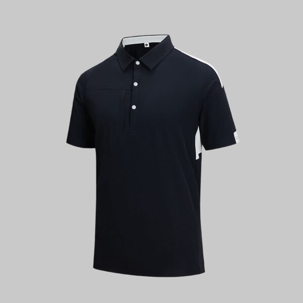 Custom Colorblock Ventilated Pocket Work Polo Custom Colorblock Ventilated Pocket Work Polo - additional same-model product view