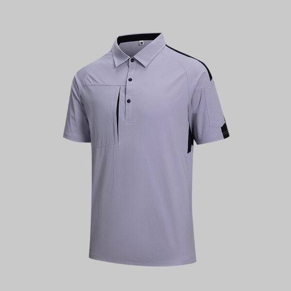 Custom Colorblock Ventilated Pocket Work Polo Custom Colorblock Ventilated Pocket Work Polo - additional same-model product view