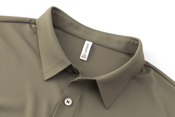 Custom Concealed-Snap Long Sleeve Work Polo - additional product view