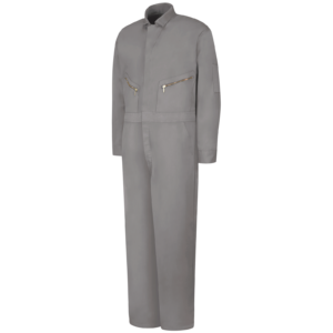 Custom Concealed Zip-Front Utility Coverall — garment development reference
