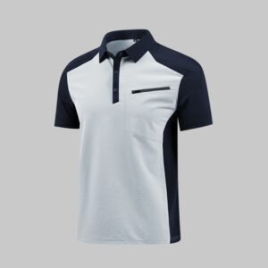 Custom Contrast Zip-Neck Performance Work Polo - additional same-model product view