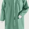 Custom Controlled-Environment Cleanroom Coat with Concealed Front Closure Custom Controlled-Environment Cleanroom Coat with Concealed Front Closure — garment development reference