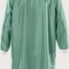 Custom Controlled-Environment Cleanroom Coat with Concealed Front Closure Custom Controlled-Environment Cleanroom Coat with Concealed Front Closure — reference garment view 2