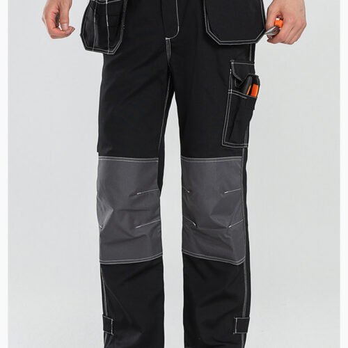 Custom Detachable-Pouch Reinforced Knee Work Trousers Custom Detachable-Pouch Reinforced Knee Work Trousers — reference garment view 2