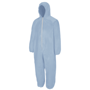 Custom Disposable One-Piece Overcoverall with Elastic Cuffs — garment development reference
