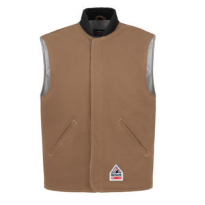 FR Vest — Brown Duck Vest Jacket Liner garment reference