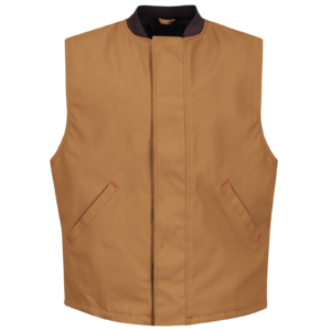 Custom Duck-Style Insulated Cold Storage Work Vest — garment development reference