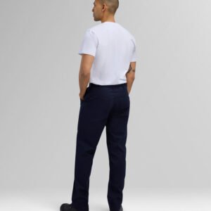 Custom Elastic-Back Chef Work Trousers with Front and Back Pockets — garment development reference