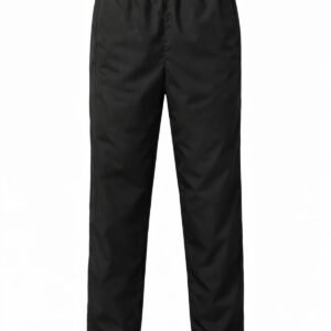 Custom Elastic-Waist Chef Trousers with Check or Solid Color Options — garment development reference