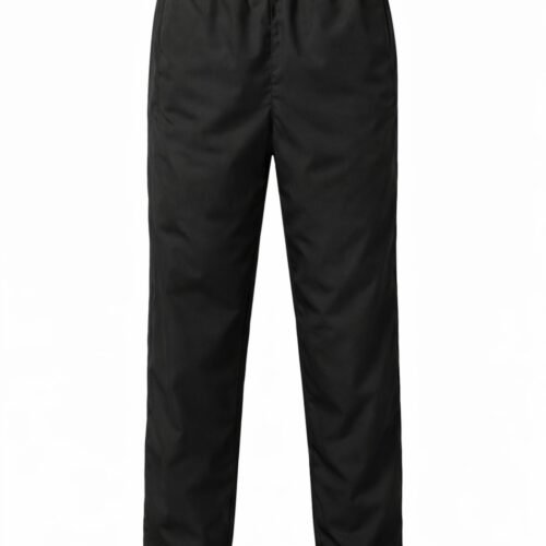 Custom Elastic-Waist Chef Trousers with Check or Solid Color Options Custom Elastic-Waist Chef Trousers with Check or Solid Color Options — garment development reference