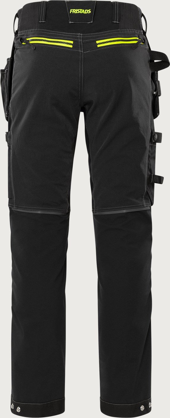 Custom Four-Way Stretch Craftsman Work Trousers with Ventilated Cargo Pockets Custom Four-Way Stretch Craftsman Work Trousers with Ventilated Cargo Pockets - additional product view