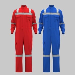 Custom FR High-Visibility Utility Work Shirt — garment development reference