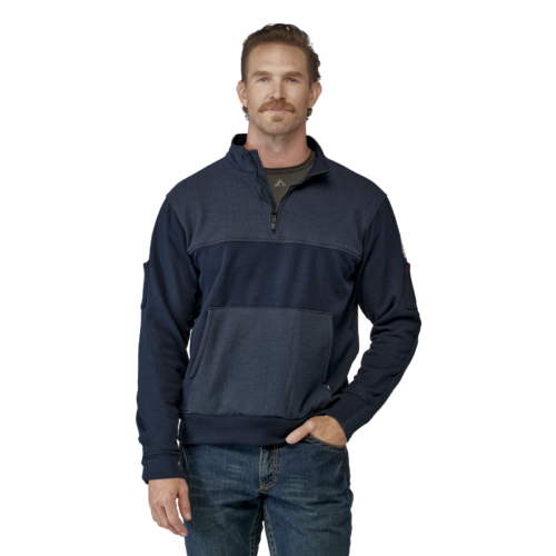 Custom FR-Target Quarter-Zip Fleece Work Layer Custom FR-Target Quarter-Zip Fleece Work Layer — garment development reference
