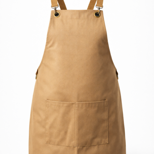 Custom Front-Pocket Barista Bib Apron Server — Barista Apron | Stylish Apron for Cafe and Restaurant Staff garment reference