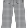 Custom Full-Back Elastic Unisex Chef Trousers - additional product view