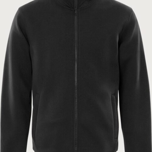 Custom Full-Zip Brushed Work Sweatshirt Jacket Custom Full-Zip Brushed Work Sweatshirt Jacket — garment development reference