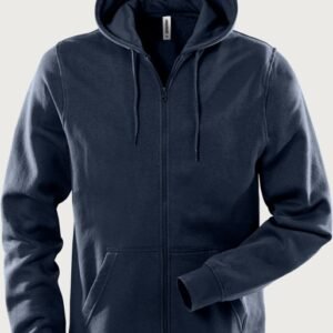 Custom Full-Zip Hooded Work Sweatshirt Jacket — garment development reference