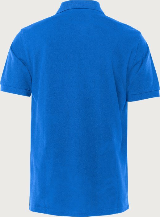Custom Heavy Piqué Work Polo with Flat-Knit Collar Custom Heavy Piqué Work Polo with Flat-Knit Collar — reference garment view 2