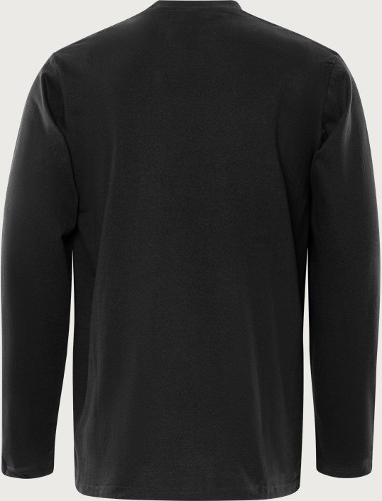 Custom Heavyweight Long-Sleeve Crew-Neck Work T-Shirt Custom Heavyweight Long-Sleeve Crew-Neck Work T-Shirt — reference garment view 2