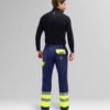 Custom Hi-Visibility Utility Work Trousers with Knee-Pad Pockets Custom Hi-Visibility Utility Work Trousers with Knee-Pad Pockets — reference garment view 4