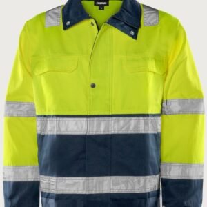 Custom Hi-Visibility Zip-Placket Utility Jacket — garment development reference