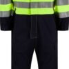 Custom High-Visibility Action-Back Industrial Coverall Custom High-Visibility Action-Back Industrial Coverall — reference garment view 3