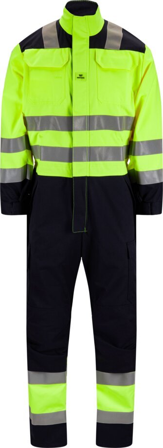 Custom High-Visibility Action-Back Industrial Coverall Custom High-Visibility Action-Back Industrial Coverall — reference garment view 3