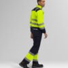 Custom High-Visibility Action-Back Industrial Coverall Custom High-Visibility Action-Back Industrial Coverall — reference garment view 4