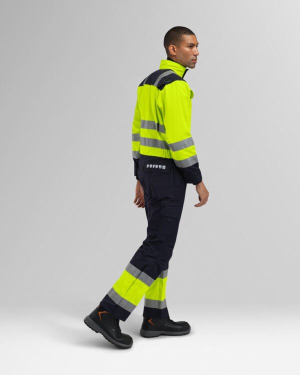 Custom High-Visibility Action-Back Industrial Coverall Custom High-Visibility Action-Back Industrial Coverall — reference garment view 4