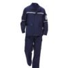 Custom High-Visibility Antistatic Workwear Suit with Stand Collar Custom High-Visibility Antistatic Workwear Suit with Stand Collar — reference garment view 4