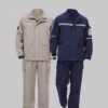Custom High-Visibility Antistatic Workwear Suit with Stand Collar Custom High-Visibility Antistatic Workwear Suit with Stand Collar — garment development reference