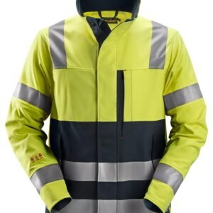 Custom High-Visibility Articulated Work Jacket with Utility Pockets — reference garment view 2