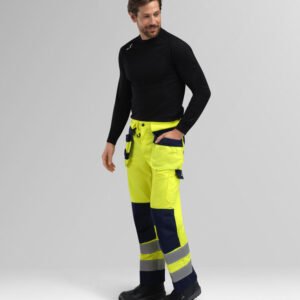 Custom High-Visibility Craftsman Work Trousers with Detachable Tool Pockets — garment development reference